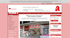 Desktop Screenshot of europa-apotheke-stuttgart.de